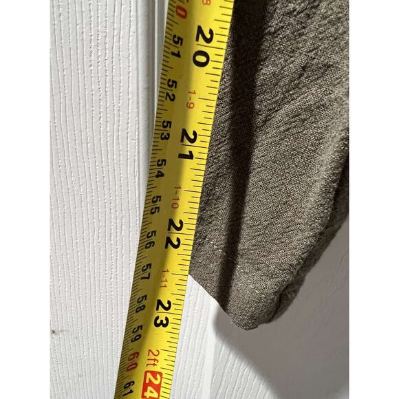 Lulus Women Carlow Olive Green Jacket Size XL Linen Cotton A001620 - Picture 6 of 9